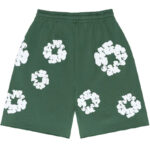 "Flower Shorts" Green - Image 2